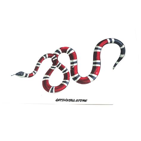 Gucci Snake Logo Stickers for Sale .